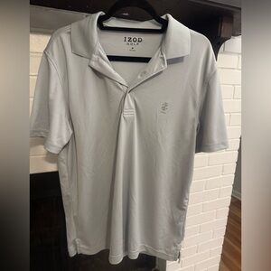 Izod Men's Light Gray Polo Shirt